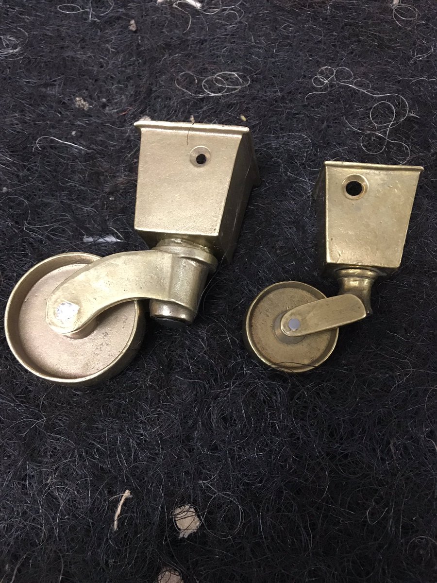 A sign of quality. Are handmade natural horse hair furniture is fitted with the finest cast brass casters #tunbridgewells #kent #handmade #casters #upholstery #traditional