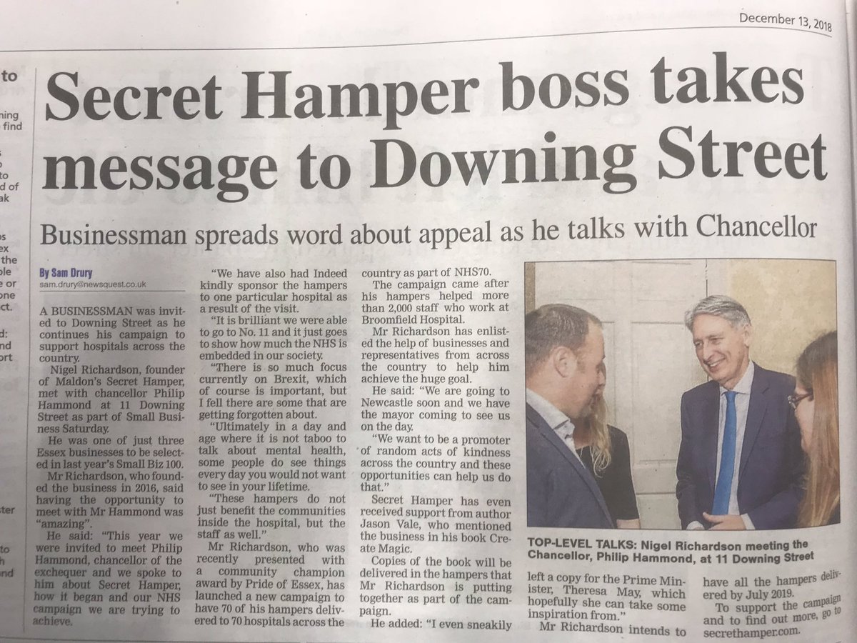 Secrethamper's tweet photo. We’re bringing our #NHS70 initiative to #London, we’ve already had #Businesess & individuals sponsor hampers for @GreatOrmondSt, once 70 are sponsored we will deliver them to the staff to say thank you, more hospitals added soon #GoodNews @MetroUK @standardnews @BBCBreakfast https://t.co/oNnGfwsGr8