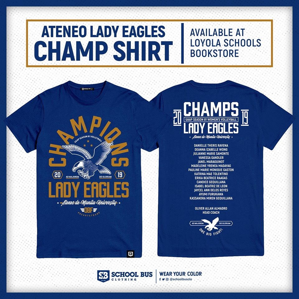 ateneo lady eagles t shirt design