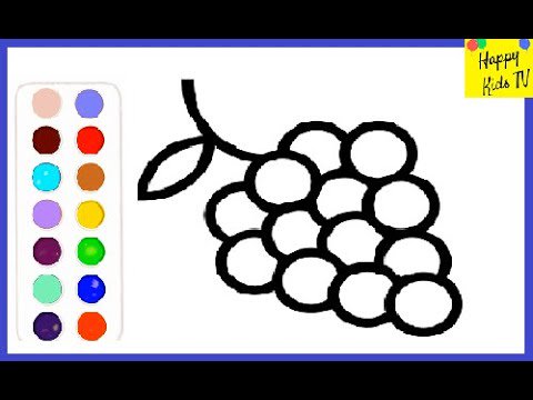youtube.com/watch?v=AEy9bm… Glitter Grapes Colouring &amp; Drawing | Learn Colors for Kids, Toddlers | Happy Kids TV– Glitter Grapes Colouring &amp; Drawing | Learn Colors for Kids, Toddlers | Happy Kids TV