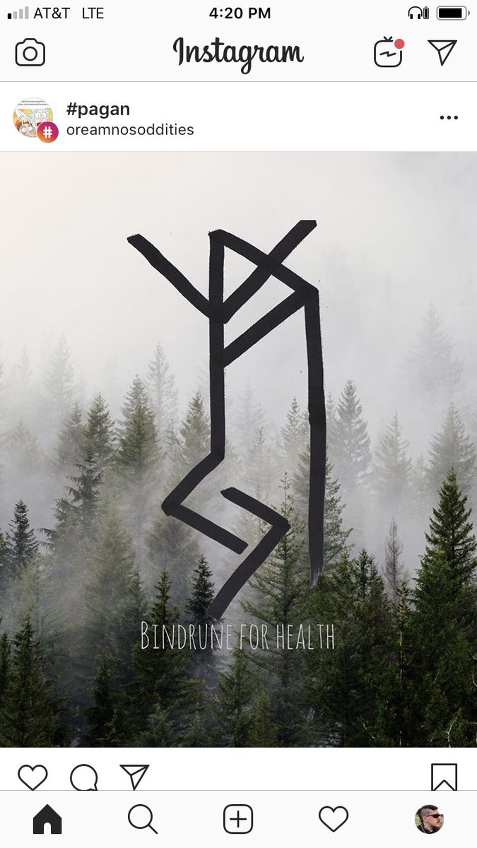 ManWhoLaughedOn's tweet image. I love this bind rune! Here’s some health for you! #runes #bindrune #nordic #elderfuthark #spirituality #magick