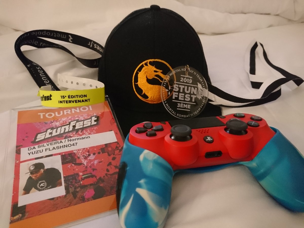 FlashNo47's tweet photo. My Results #Stunfest2019 :
- Top 13 #MK11 1v1
- Top 3 #MK11 team 3v3
It was hype, did my best as player and on commentary ! Need a short break and see my replays. Thks everyone for support ! Be carefull to the #GERASNATION #BORISNATION #LAFERME Next stop @ComboBreakerFGC ! https://t.co/fdfEibJVAg