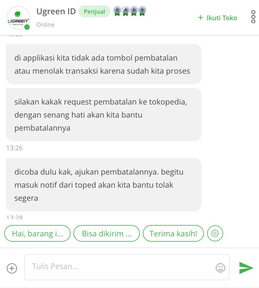 rarrisa's tweet photo. @TokopediaCare Sudah saya lampirkan https://t.co/ZGgg21O3KR