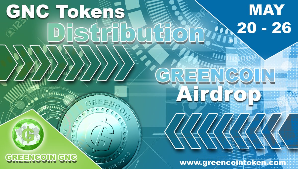 Hello, Airdrop participants, we want to thank you for all your support and trust, GNC tokens distribution start soon and it will end on May 26th, you will receive your earned GNC tokens Directly in your ETH wallet

GNC token is planned to be listed  in the exchanges in Q3, 2019