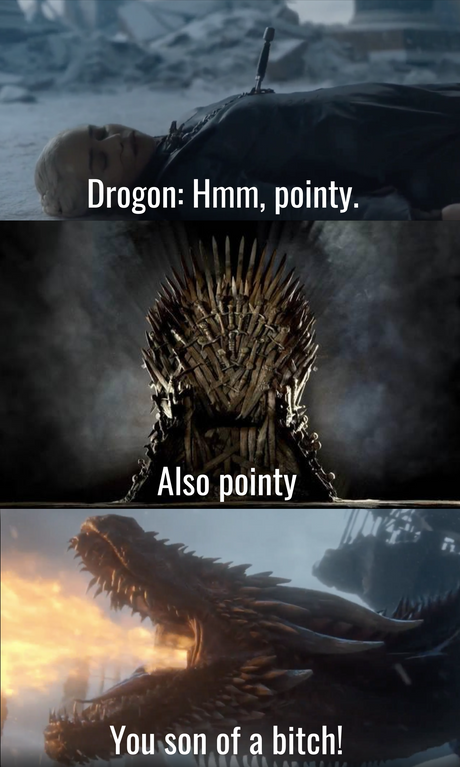 ManLikeGinger's tweet photo. Detective Drogon #GameOfThrones https://t.co/DELzFXEv5u