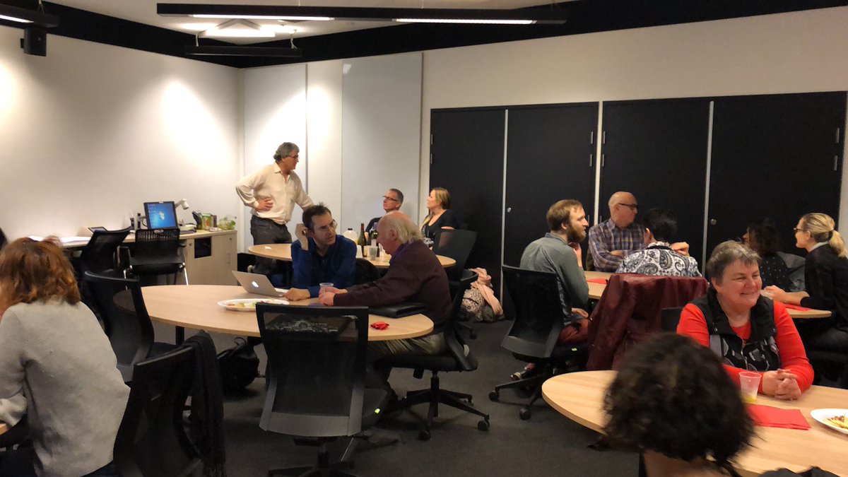 Great to be back at #KMLF listening to Euan Semple talk on “The ideology of Algorythms.” #groupeonepoint