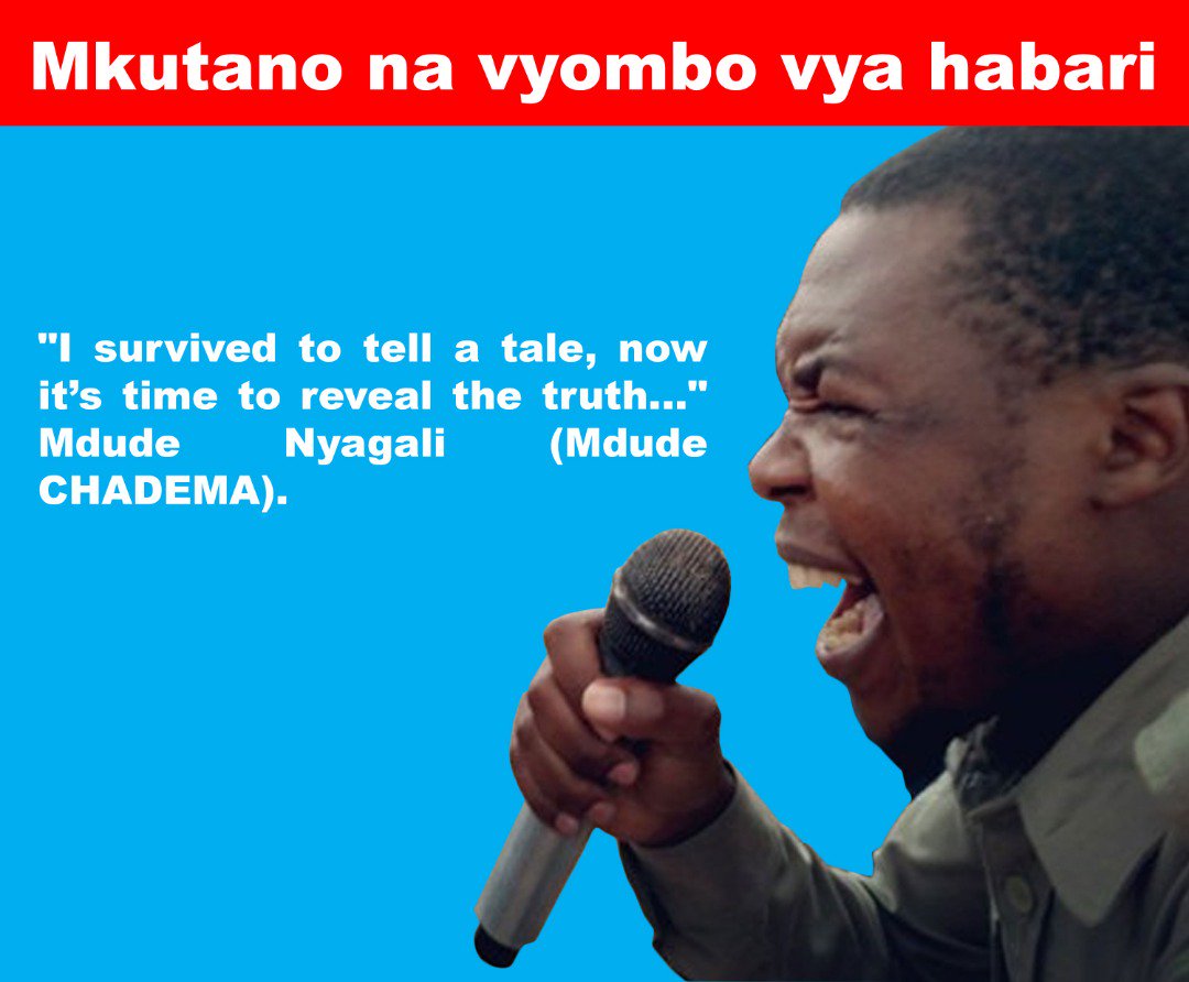 franklin_tissa's tweet photo. For the very first time, @ChademaMdude atazungumza na Vyombo vya habari sa 6 mchana wa leo! #MdudeIsBack https://t.co/AK9VmAulfi