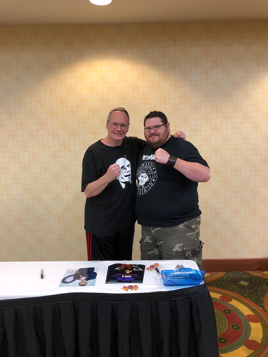 It was great to meet <a href="/TheJimCornette/">Jim Cornette</a> and The Midnight Express. Thank you for coming to Richmond. Had a great time at the VIP experience Q&amp;A. Come back soon. #cultofcornette #midnightexpress35 #bringbackbiggiefries