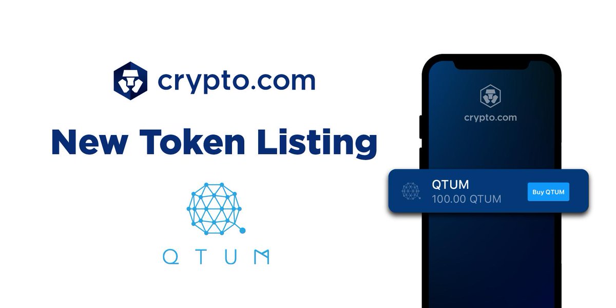 cryptocom's tweet photo. QTUM is now listed on the https://t.co/vCNztABJoG Wallet &amp; Card App. Buy &amp; sell QTUM now at true cost with bank transfer and credit card (both are supported!). Read more here - https://t.co/RVG5mDpIYs $QTUM @QtumOfficial @cryptocom #cryptocurrency https://t.co/RvBoAABhqV