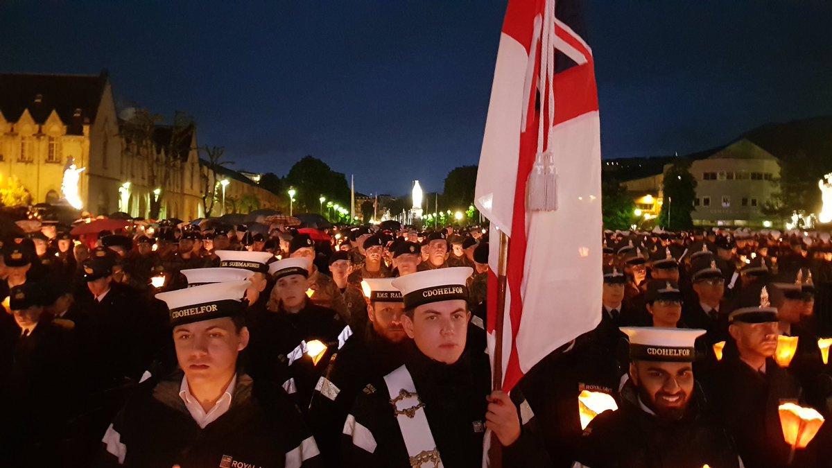 HMS_Raleigh's tweet photo. Here’s some more pictures from Lourdes where one of our chaplains and two of our phase two trainees are among the thousands of Service personnel from across the globe taking part in this year’s International Military Pilgrimage.  @RoyalNavy @Pontifex #IMP19 @cnalive https://t.co/7eQCT1bKng