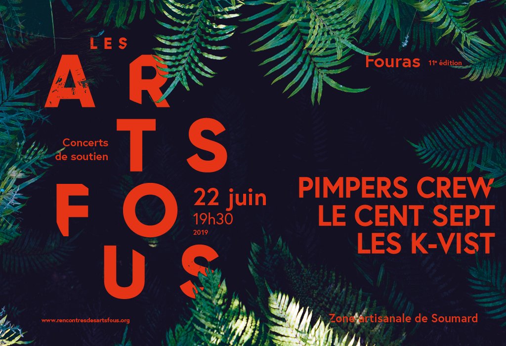 Comment bien commencer la semaine ! La prog du 22 juin est arrivée et c'est cadeau ! 😎 #lesartsfous #festival #Fouras #RochefortOcean #livemusic #charentemaritime #concert #promo