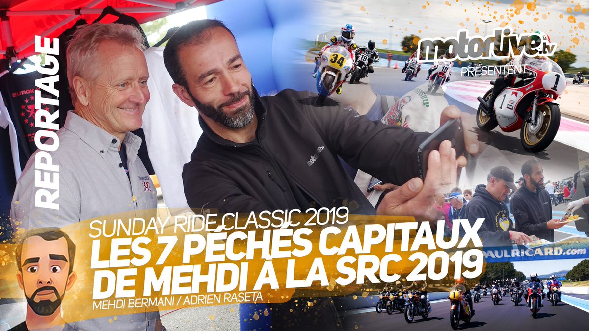 motorlive_tv's tweet photo. Les 7 péchés capitaux de Mehdi à la SUNDAY RIDE CLASSIC 2019
https://t.co/lateBEIfcu
#Motorlive #SRC https://t.co/8Wcm94MjqL