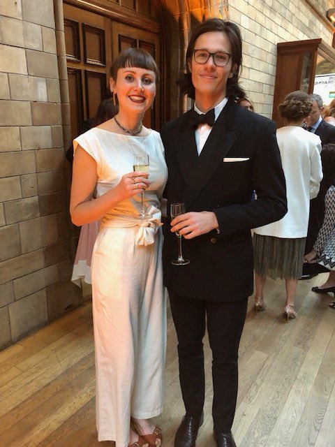 CCSF67's tweet photo. The Maple Leaf Ball was truly a magical night 🥂 Here are scholars Zoe Johnson (@Z0EJo) and Robert Gorwa (@rgorwa) enjoying the evening 😊 So great to see you both there! #mapleleafball https://t.co/6Qo3lB4xAU