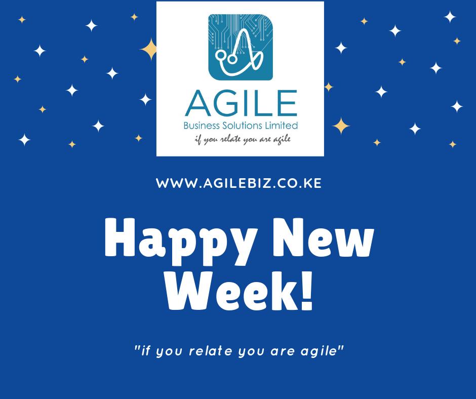 AgilebizKE's tweet image. May this new week sweeps away all your weariness and fills your life with new energy to push on even harder. Wishing you a great week ahead!#agilebusinesssolutions #digitaltransformation .