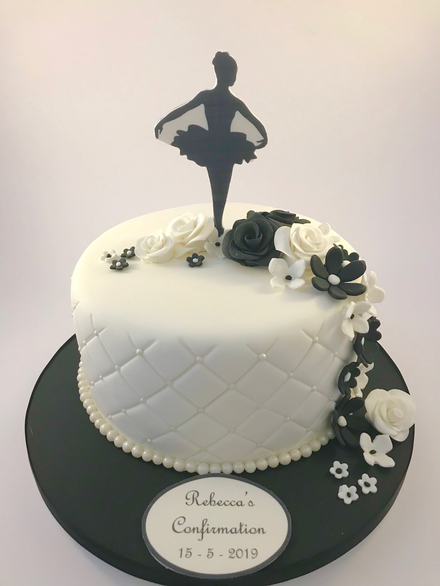 Confirmation Round Edible Cake Topper – Deezee Designs