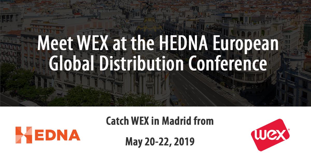 WEX_Travel's tweet photo. Attending #HEDNA Madrid this week? Beverley Burgess from our team will be there - say hi if you see them! #hednamadrid #payments @HEDNA_ORG https://t.co/5xAFfE9tQN