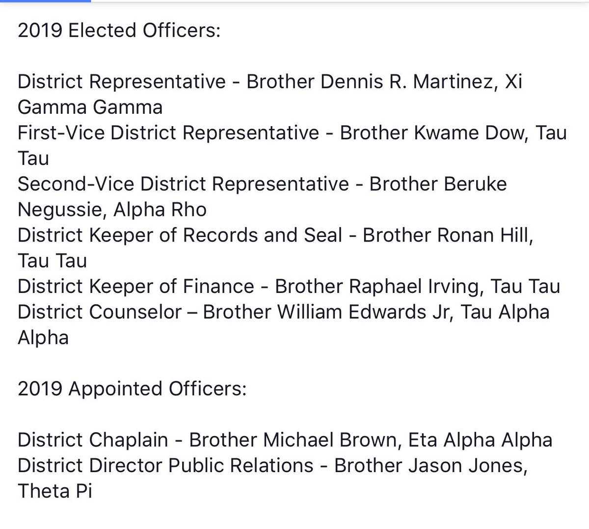 opp12thD's tweet photo. Congratulations to our new elected officers https://t.co/PK1iv6C8T9