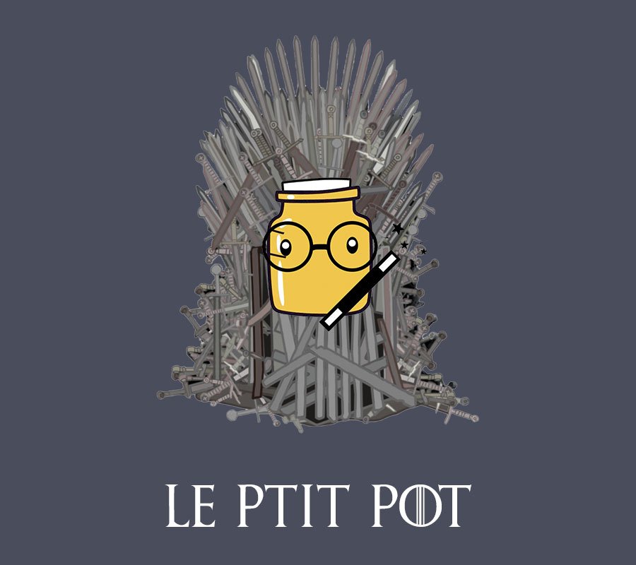 La journée vite passera, ou spoilé tu seras #MondayMotivation  
Chez l'<a href="/AgenceMoutarde/">L'agence MOUTARDE</a> , on voit bien le ptit pot régner sur Westeros ⚔️😉#gotS08E06  #got