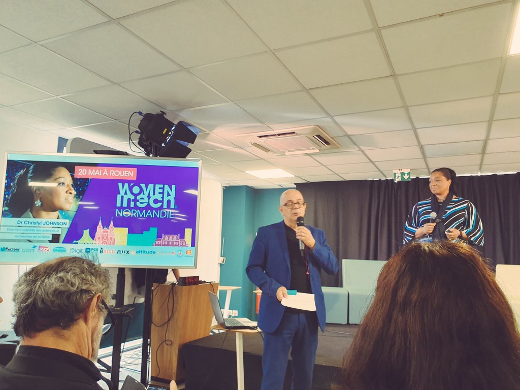 #WITNORMANDIE prend de la hauteur avec Docteur <a href="/CJohnsonNASA/">Christyl Johnson</a>, directrice des sciences et de la recherche <a href="/NASA/">NASA</a> !