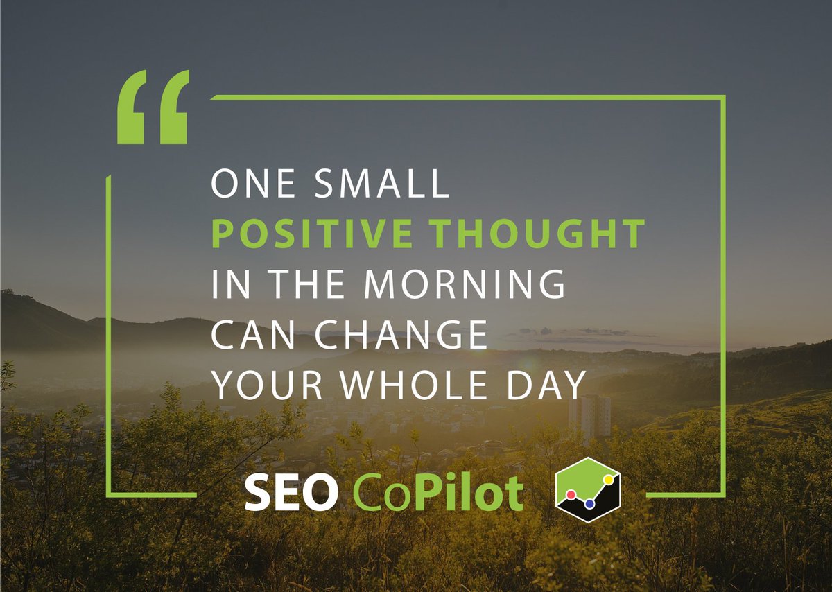 SEOCopilot's tweet image. Have a great Monday and a productive week!
#MondayMotivation #HappyMonday #SEOCoPilot #Chesterfield #Derbyshire