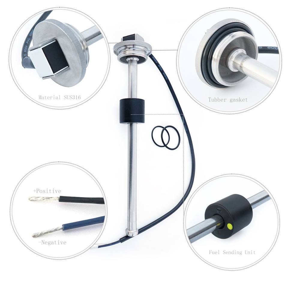 GaugesFactory's tweet photo. Fuel Level Sensor/Water Level Sensor, SS316/SS304, 0-190ohm/240-33ohm. BSP 1 1/4" thread https://t.co/JSq2t6SCxB