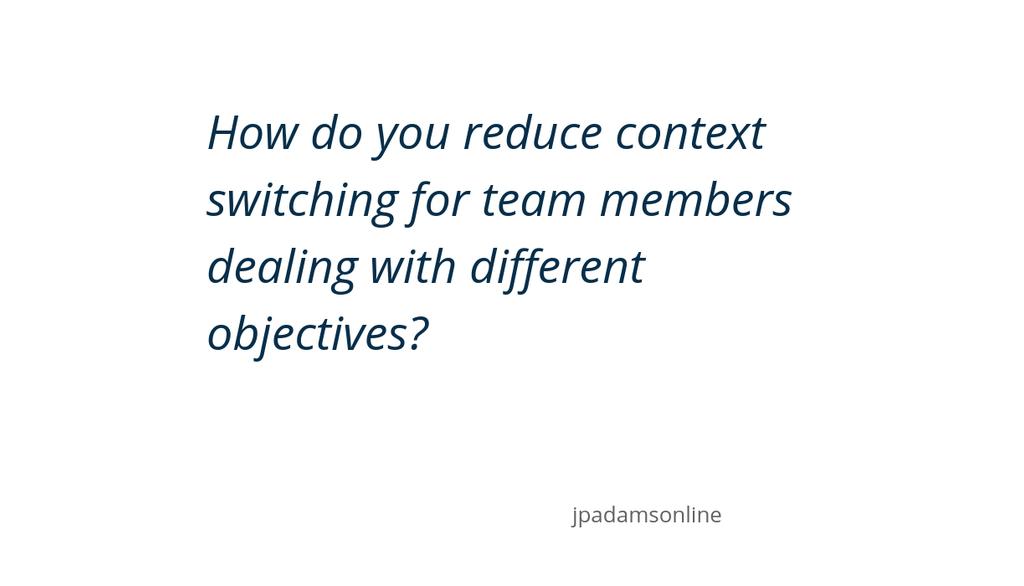 jpadamsonline's tweet image. &quot;Wednesdays - a meeting-free day for focused work&quot; lttr.ai/CeS5 #ProjectManagement #Kanban #ContextSwitch #Managingkanbanteams