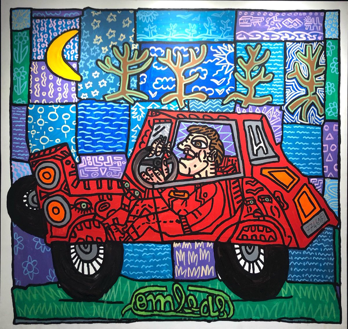 Nocturnerived's tweet photo. Robert Combas - La voiture de Maria (2003)

La Gloria Gallery exposera une collection d'oeuvres de maîtres modernes et d'artistes contemporains lors de la #NRD2019
#nocturnerivedroite #artrivedroite #artevent #artlovers #paris #modernart #contemporaryart #robertcombas #yeanzi https://t.co/Lz3tYx0ZXu