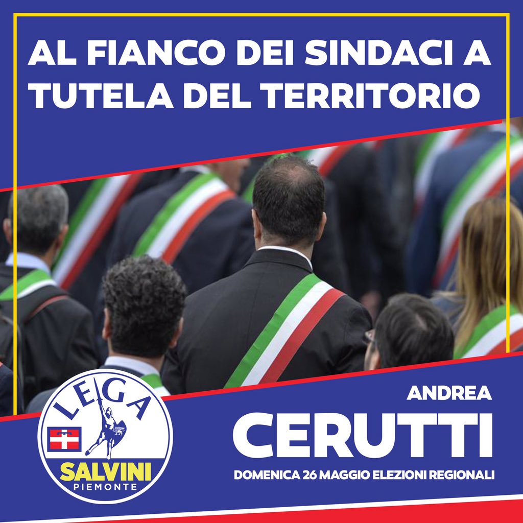 🇮🇹 La sicurezza deve ripartire dai comuni. La regione deve essere al fianco dei Sindaci, primi garanti della sicurezza, e fornire loro i migliori strumenti per contrastare i fenomeni di microcriminalità all’ordine del giorno.
#scrivicerutti #primailpiemonte #26maggiovotoLega