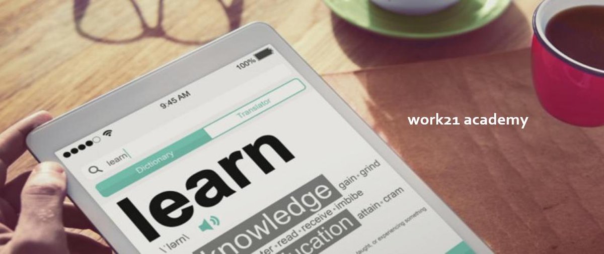 Tijd voor jouw eigen #ProfessioneleOntwikkeling? Misschien is dan de #work21academy iets voor jou! Schrijf je in voor een van onze #workshops met praktische en inspirerende tips. Bekijk ons aanbod op work21.nl/academy en volg ons deze week voor meer informatie.