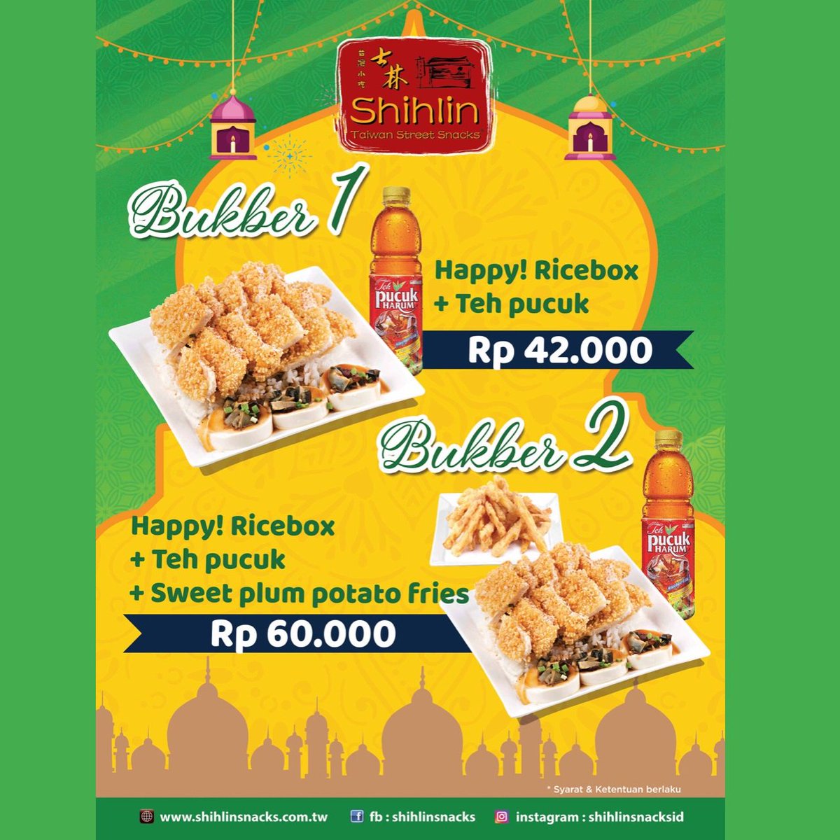 SUN_PLAZA's tweet image. Shihlin
Bukber Package
6 May - 5 June

#PromoRamadanSunPlaza
#ColourfulRamadhan
#SunPlaza