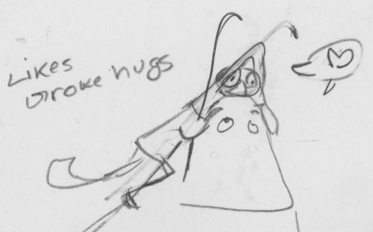 scorpiomonkei's tweet photo. I have entered the #Moomin fandom and I love it; made an OC that I don't have a name for yet but they are my precious child who loves Grokes and the cold #fanart #MoominOC #TheGroke #TheMymble https://t.co/nlWlTBh0LI