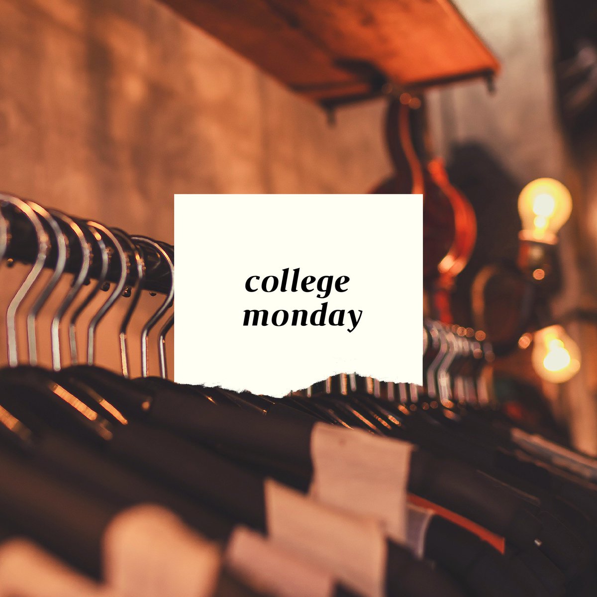 Not a senior? Not a problem! TOMORROW is another College Monday! Wear your college gear, too! #Engage #Educate #KHigh4Life -SP