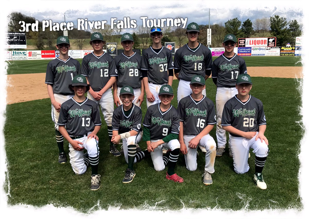 HeatherWeidner4's tweet photo. 14AAA take 3rd Place with a win over East Ridge 9-4 @CGWolfpackMN https://t.co/0Jik6eUCKa