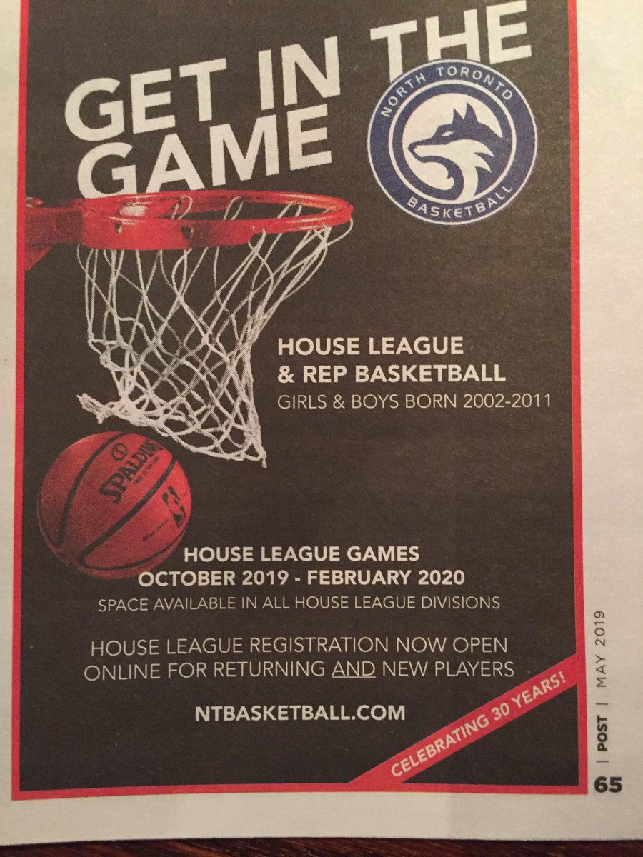 ⁦<a href="/NTBasketBall/">NT BasketBall</a>⁩ - see our ⁦<a href="/PostCity/">Posts Lúcidos sobre o ManCity</a>⁩ ad - register for 2019/2020 House League (which runs Oct 2019 - Feb 2020) at:  ntbasketball.com.  700+ players are already registered.  Space is limited - some divisions are at/near wait list status.