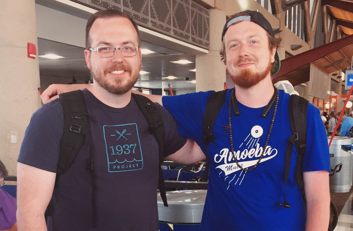 danielwcarroll's tweet photo. What a surprise blessing on Friday to share a layover and plane ride home with my brother. Thanks @SouthwestAir for the family reunion before Mother’s Day! https://t.co/S5keLfmm0F