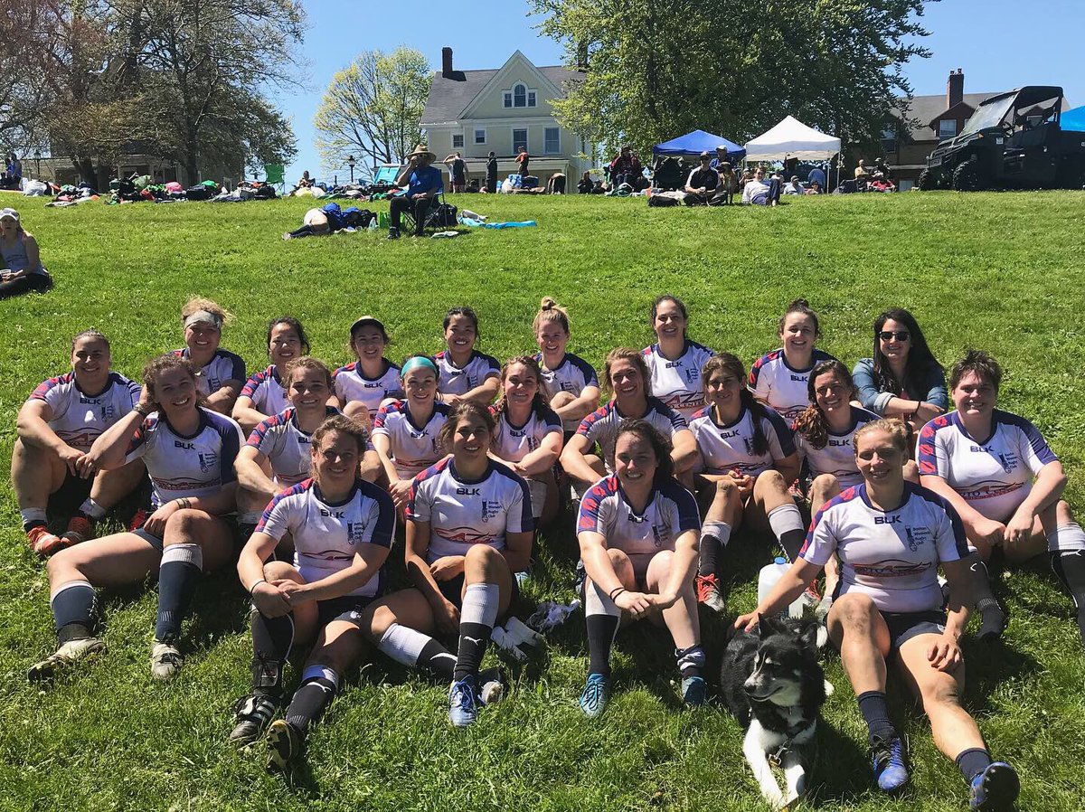 BostonWomensRFC's tweet photo. We are waving goodbye to 15s for now!! 👋🏻 Great way to end spring season at NERFU Cup in Newport, RI. Rain or shine, we play Boston rugby!
#supportscoretacklewinattack #HUH #NERFU @NewEnglandRugby
🌧🌧🌧➡️☀️☀️☀️ https://t.co/lUDXS5oOhI