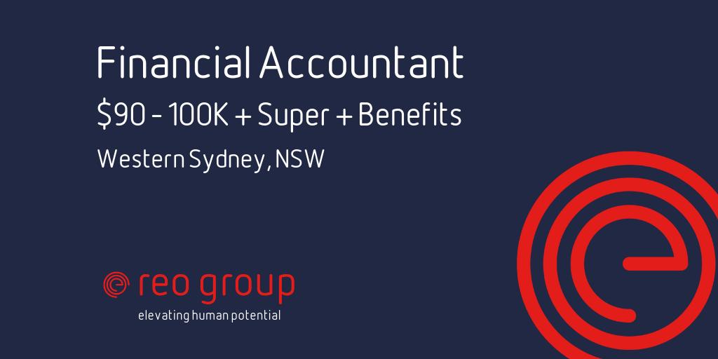 #FinancialAccountant role available! Be a part of a highly profitable and growing organisation in a pivotal role helping deliver business growth and decision support. ow.ly/7QlW50u8Whk
#ReoGroupAustralia #FinanceJobs #SydneyRecruitment #SydneyJobs