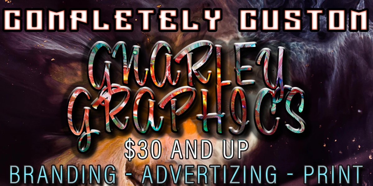 GnarlyGraphics's tweet photo. Looking for graphics? Gamers, business, teams, etc. Check out my work!

#gamersunite #graphicdesigner #graphics #esports #design #veteran #VeteranOwnedBusiness https://t.co/EUQiYke35B