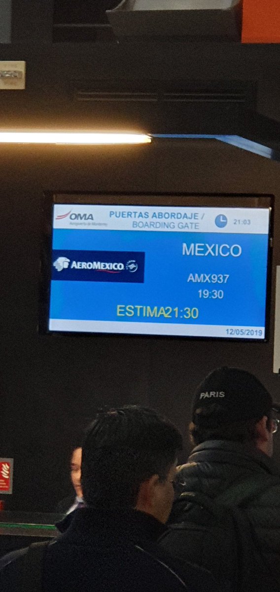 OmarGoyri's tweet photo. @Profeco el vuelo de Monterrey a la cdmx tiene un retraso de 2 horas y @Aeromexico @AM_Escucha no ofrece ningún cupón de descuento como debería! Qué se debe de hacer para que cumplan? https://t.co/woeffCh53k