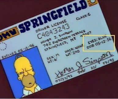 1) Happy Anniversary to my parents!

2) Happy Mother s Day to the moms out there 

3) Happy Birthday Homer Simpson 