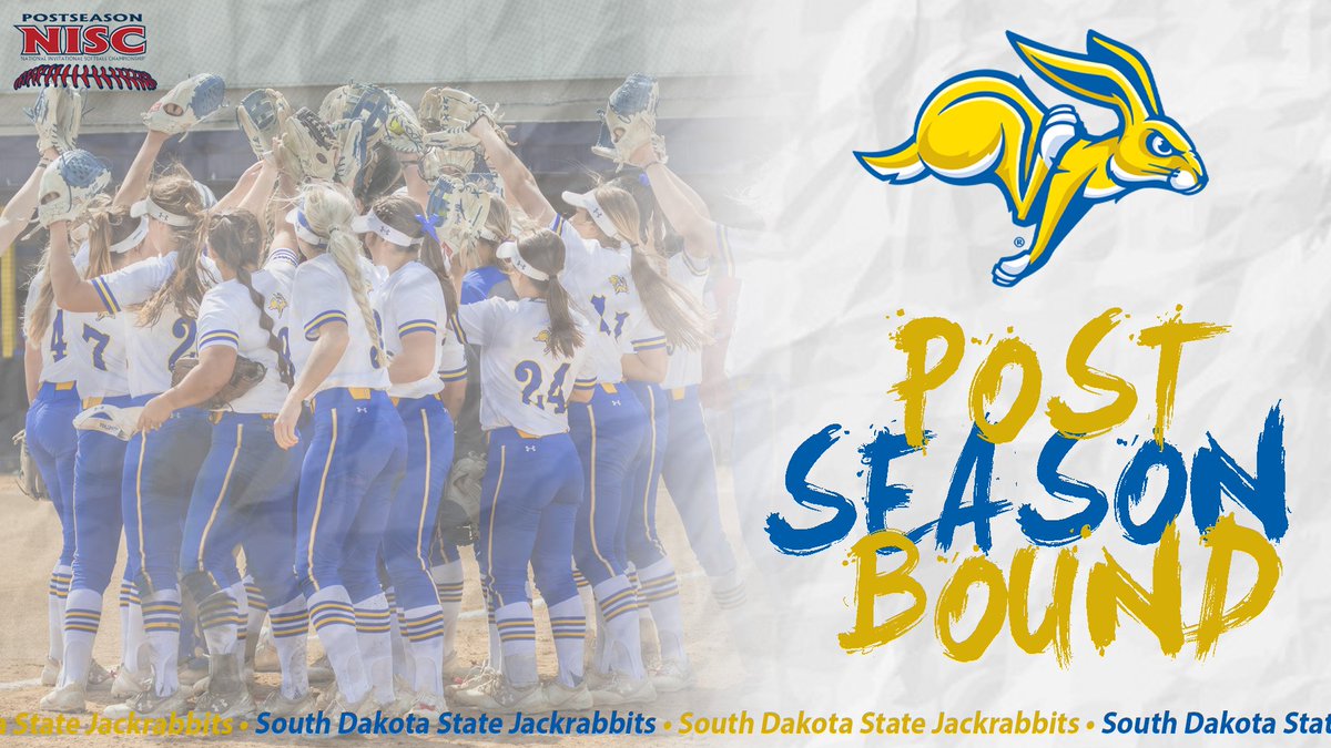 GoJacksSoftball's tweet photo. For the second-straight year, we're @WomensNISC Postseason Bound! Bracket, schedule and tournament information to follow on https://t.co/eHjFjQW9Ys #GRIT #GoJacks https://t.co/Qq7rk8ZzAR