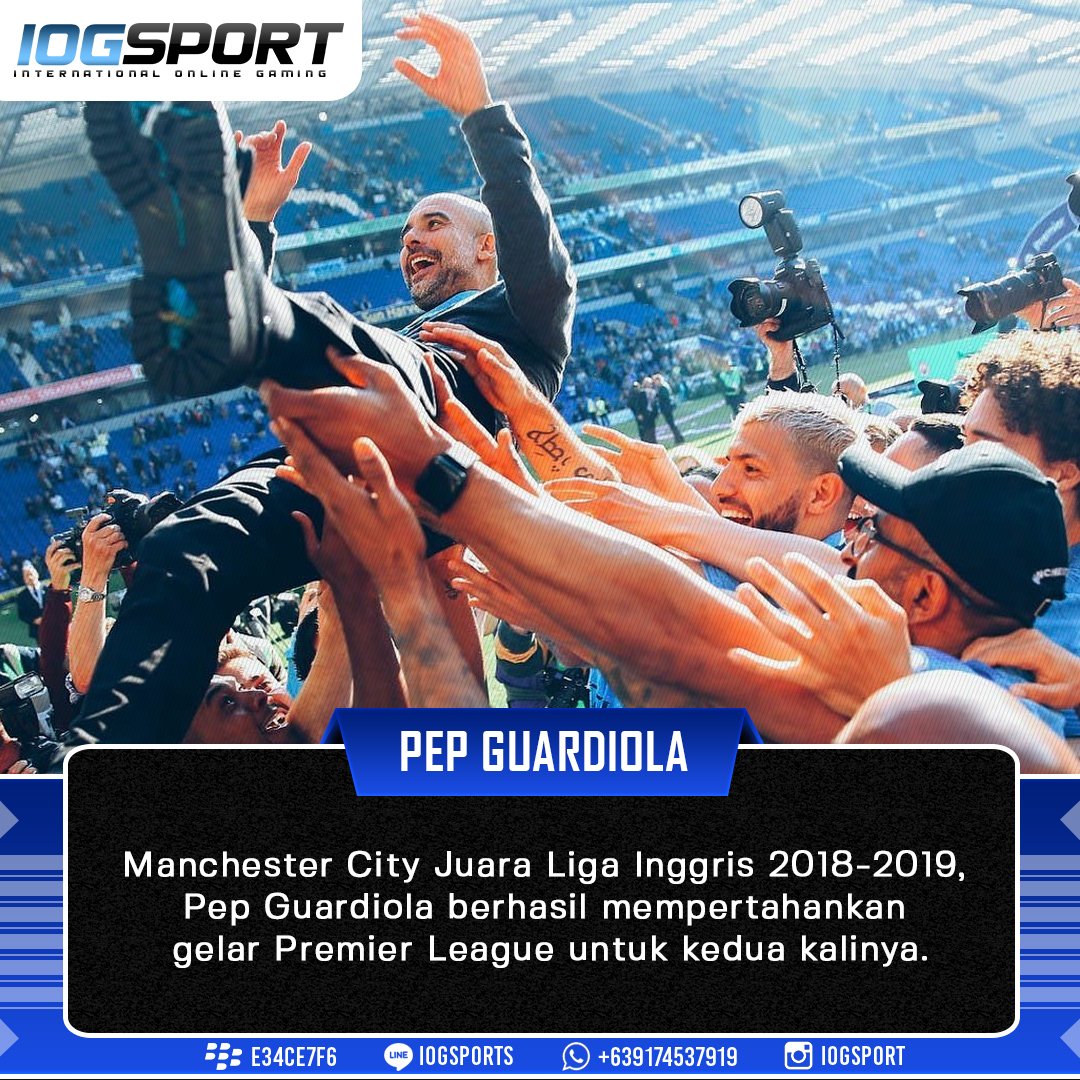iogsport's tweet photo. Manchester City Juara Liga Inggris 2018-2019. Pep Guardiola berhasil mempertahankan gelar Premier League untuk kedua kalinya.

#ManchesterCityIndonesia #IOGSPORT https://t.co/EtL6zGkCOe