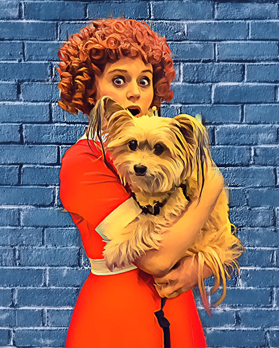 Jeanie3legs's tweet photo. Honored to play “Sandy” in the CYT production of the “Annie” musical ❤️ #3leggedSandy #AnnietheMusical #broadway #theatre #animalactor #DogsOfTwitter https://t.co/4bKQqxgjnC