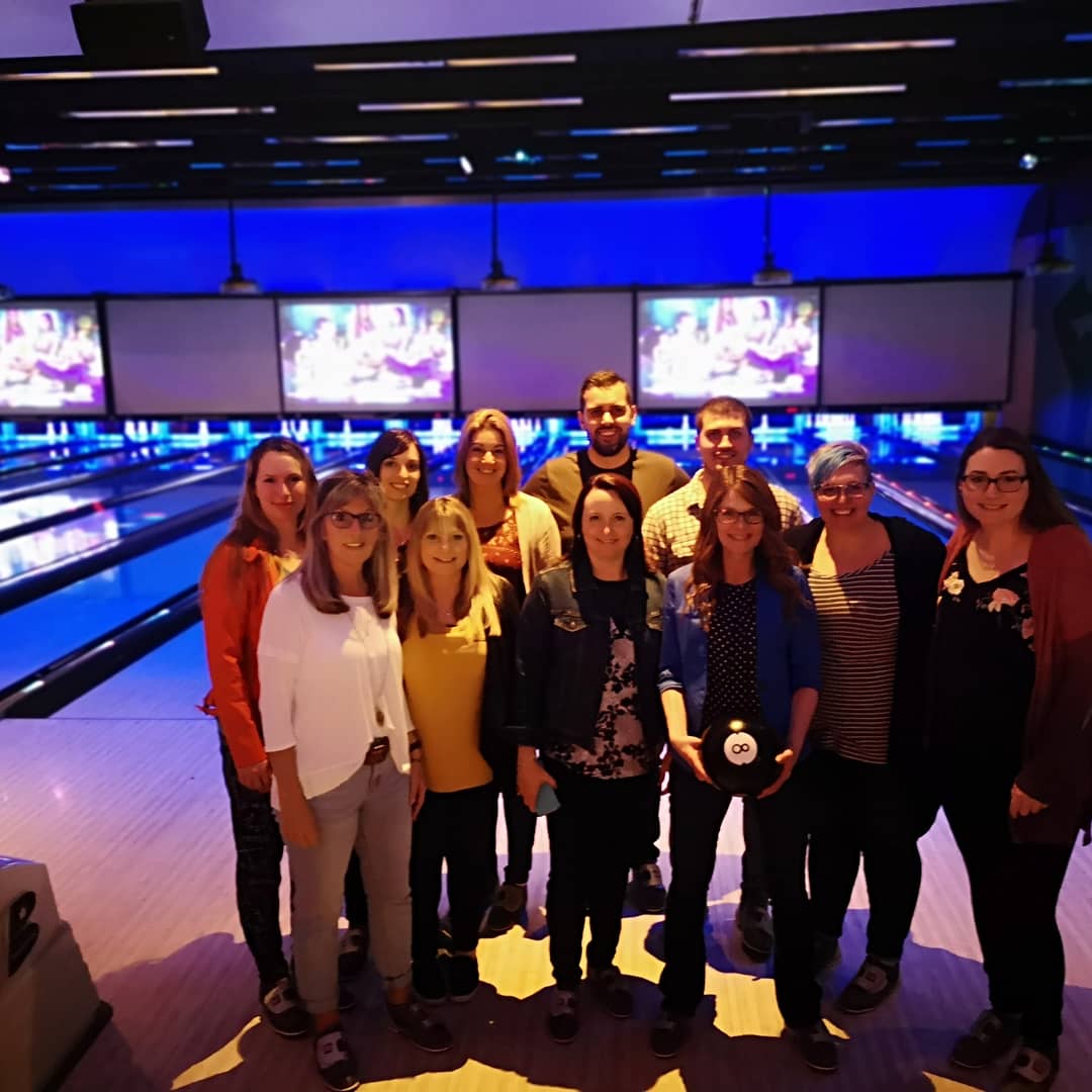 POCO Meridians big night out! 
#bowling #cliftonhill #teambuilding #bostonpizza
