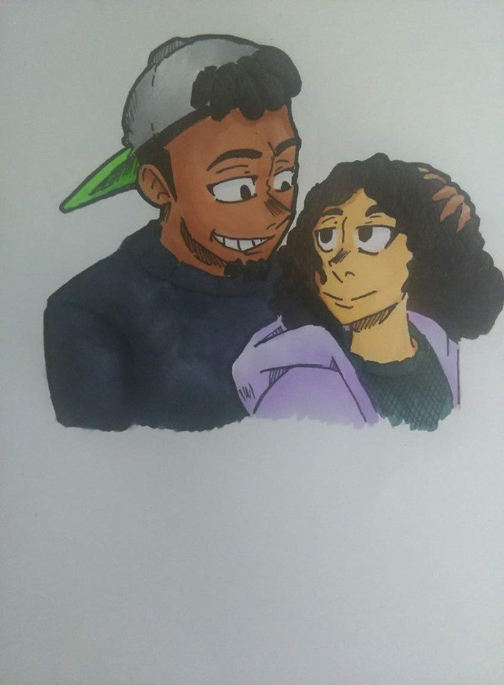 Remix_manga0190's tweet image. Drew a little pic of me an little angel. I like how it came out. Sorry i haven't post anything in awhile. #copics #drawingislife #originalcharacterart