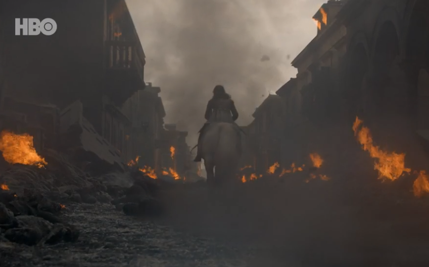 lilkasosa's tweet photo. I'm gonna take my horse to the old town road #GameofThrones https://t.co/O102rOcUur