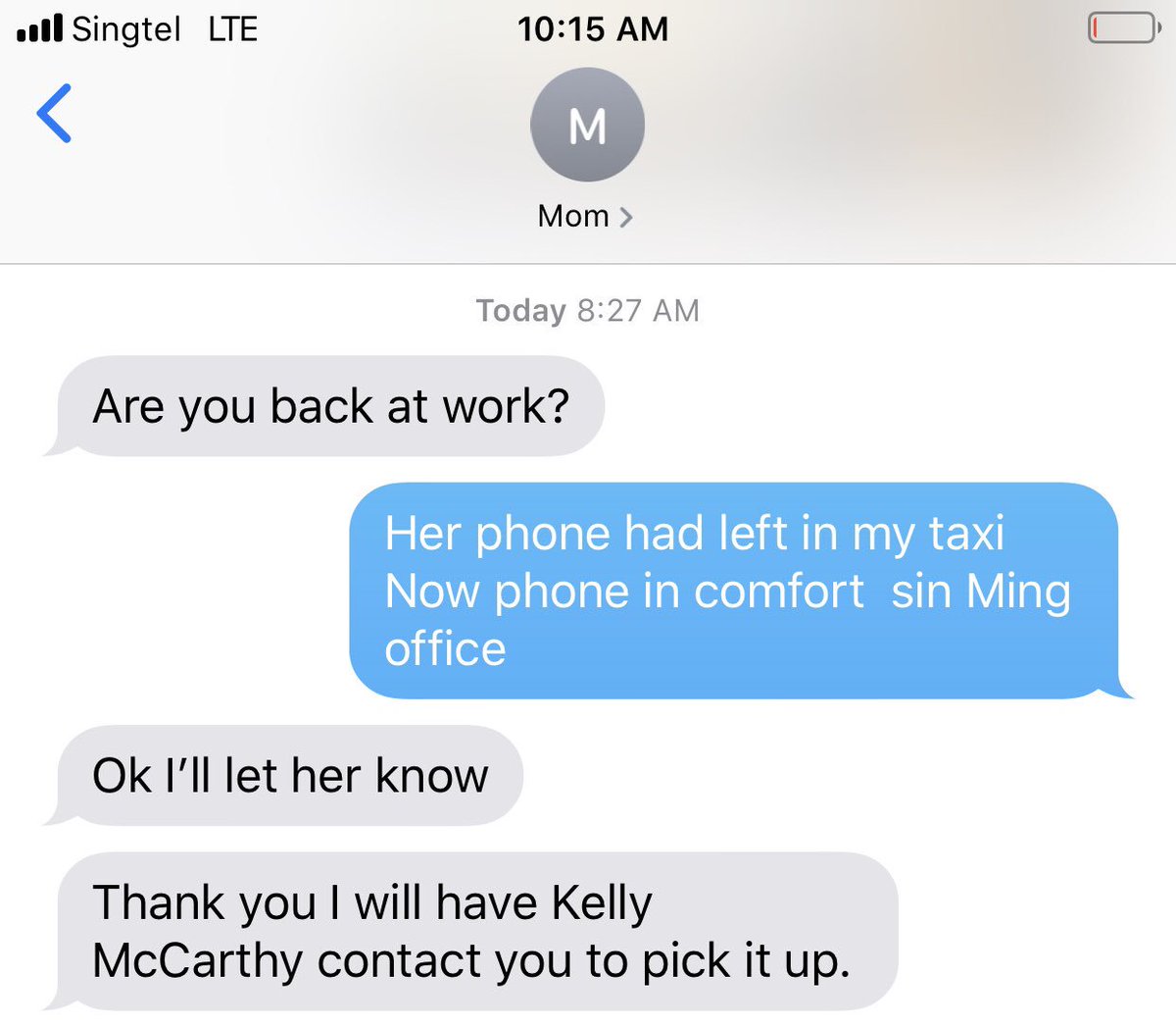 Happy Mother’s Day to the woman who’s always looking out for both me and my phone!