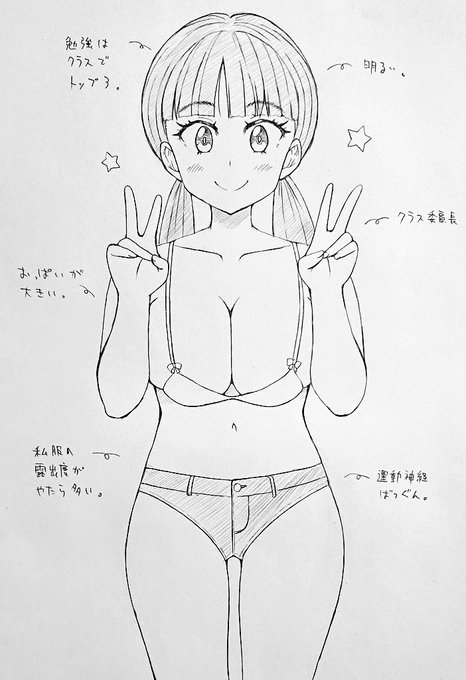 クラスで隠れ人気No.1の女の子。 