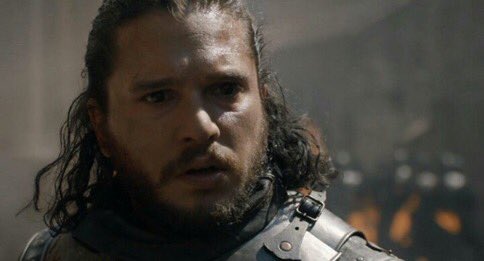 jigsawjhi's tweet photo. Jon Snow’s face when he realizes he has a crazy ex-girlfriend. #GameOfThrones https://t.co/TrXMJQyJZB