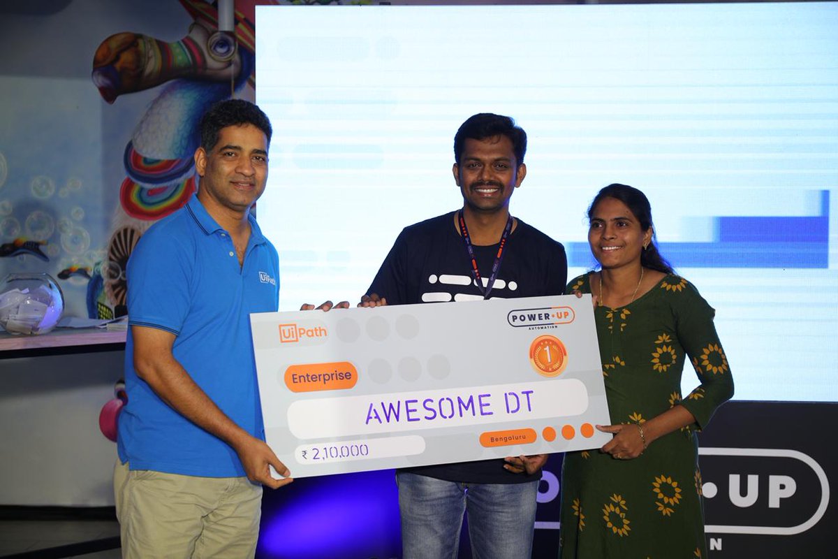 iamraghu0101's tweet image. Amazing energy and creativity on display at the @UiPath #PowerUpAutomation #Bengaluru
Congrats to all the participants!